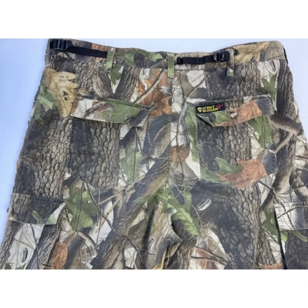 Scent Blocker Plus Frontier Scentek Realtree Camo Pants Mens XL Cotton‎ Lined